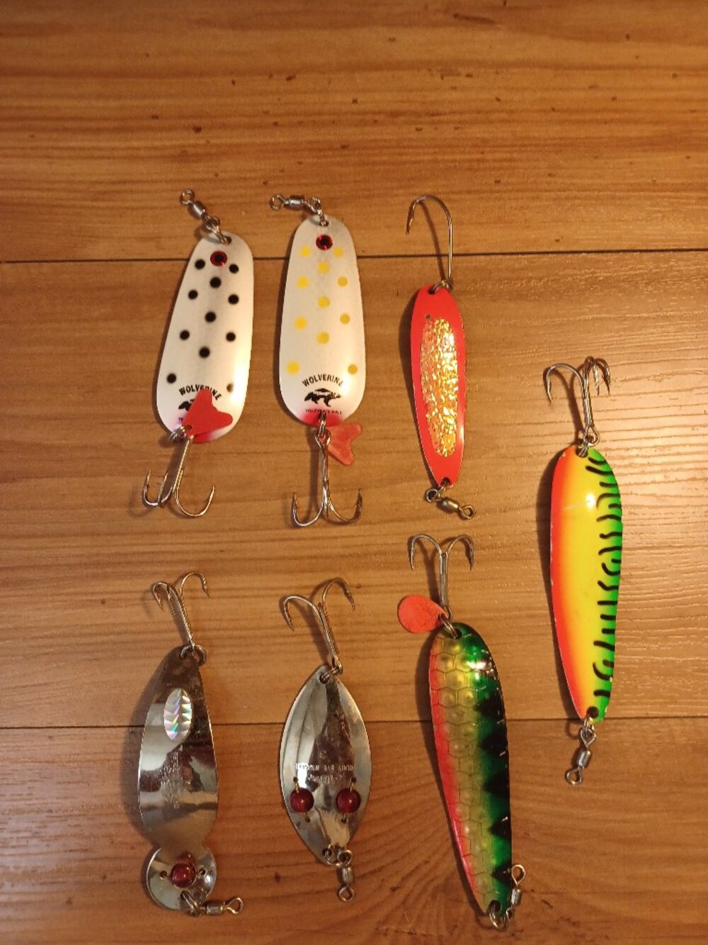 Vintage Gibbs Fishing Lures Lot Of 7